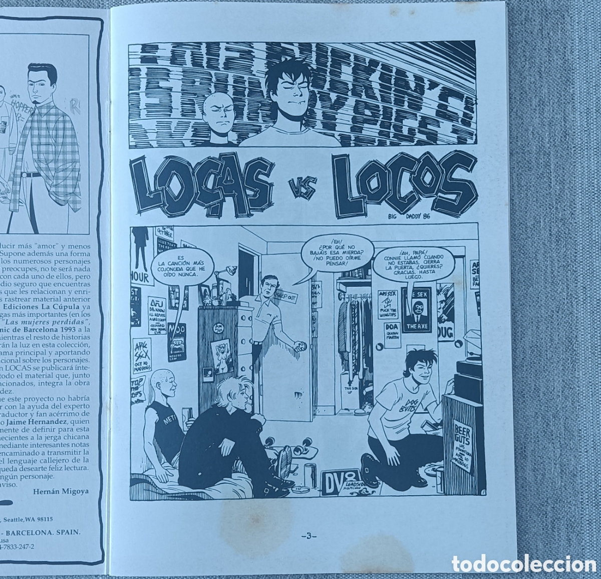 C&oacute;mics: Hern&aacute;ndez, Jaime - Locas &rdquo;La muerte de Speedy&rdquo; - Foto 2