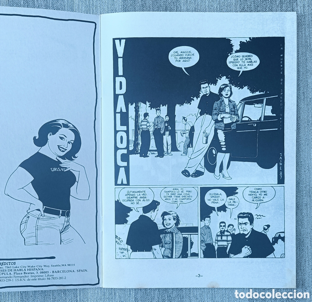 C&oacute;mics: Hern&aacute;ndez, Jaime - Locas &rdquo;La muerte de Speedy&rdquo; - Foto 6