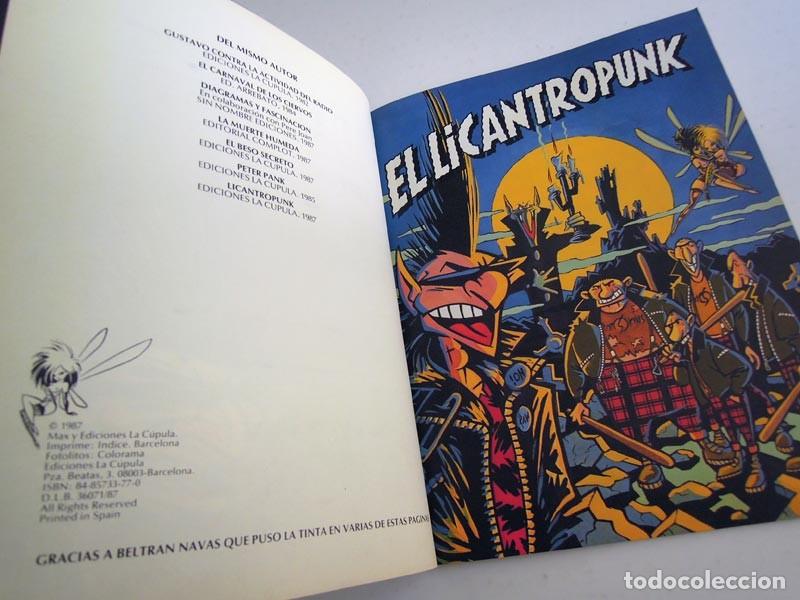 C&oacute;mics: Max - Peter Pank El Licantropunk - Ed. La C&uacute;pula, col. Color 1987 (1&ordf; Ed.) - Foto 4