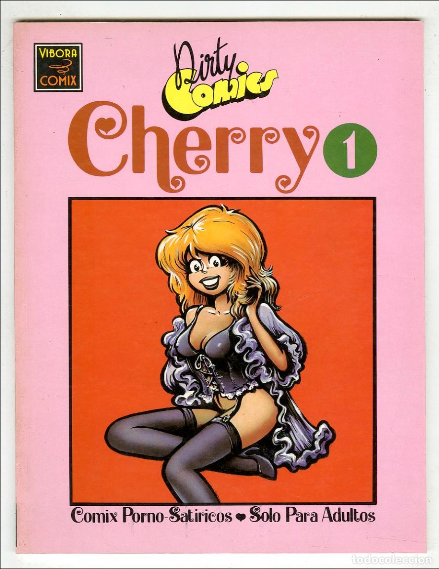 C&oacute;mics: V&iacute;bora Dirty Comics Cherry n.1 (La C&uacute;pula, 1990) - Larry Welz - Foto 1