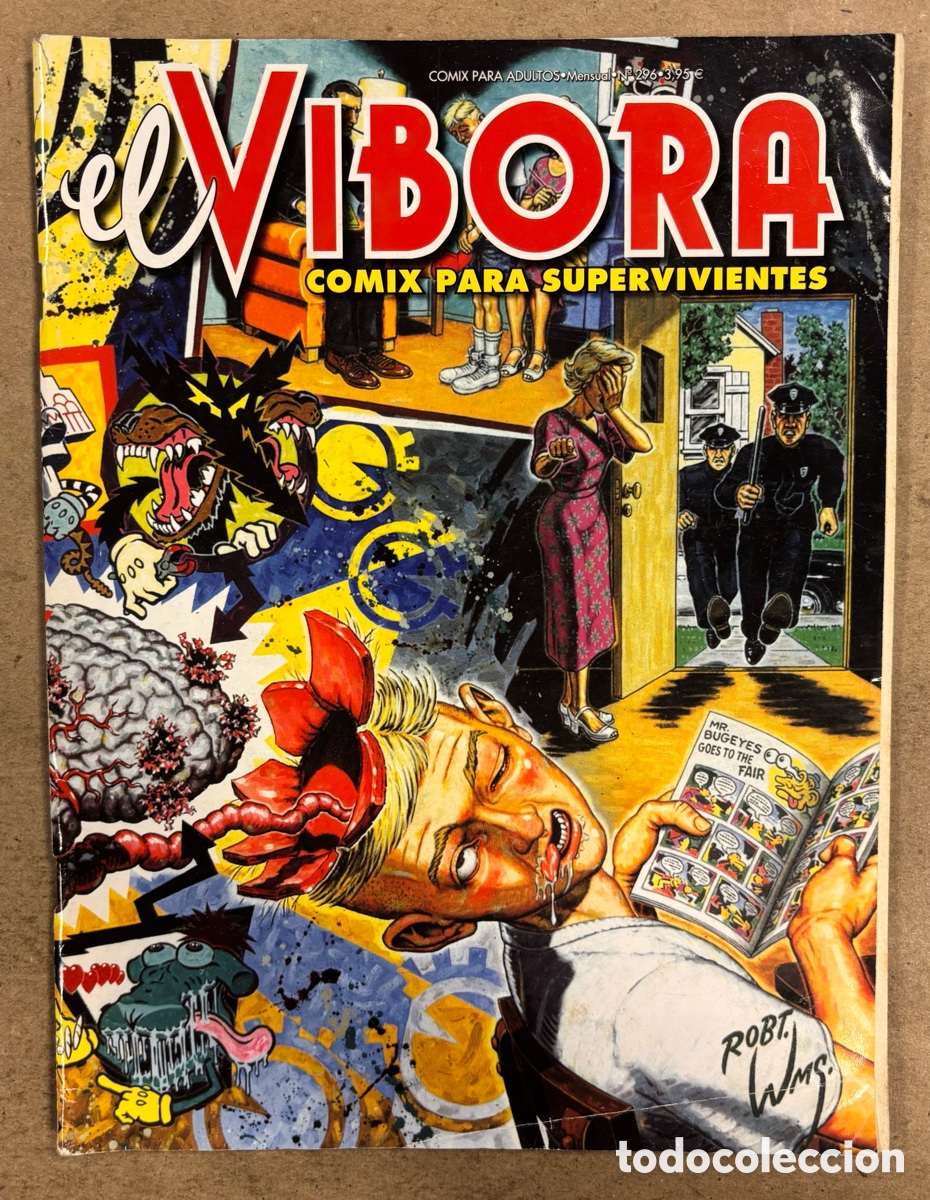 C&oacute;mics: EL V&Iacute;BORA N&deg; 296 (EDICIONES LA C&Uacute;PULA). VV.AA. VER SUMARIO EN FOTOGRAF&Iacute;AS.