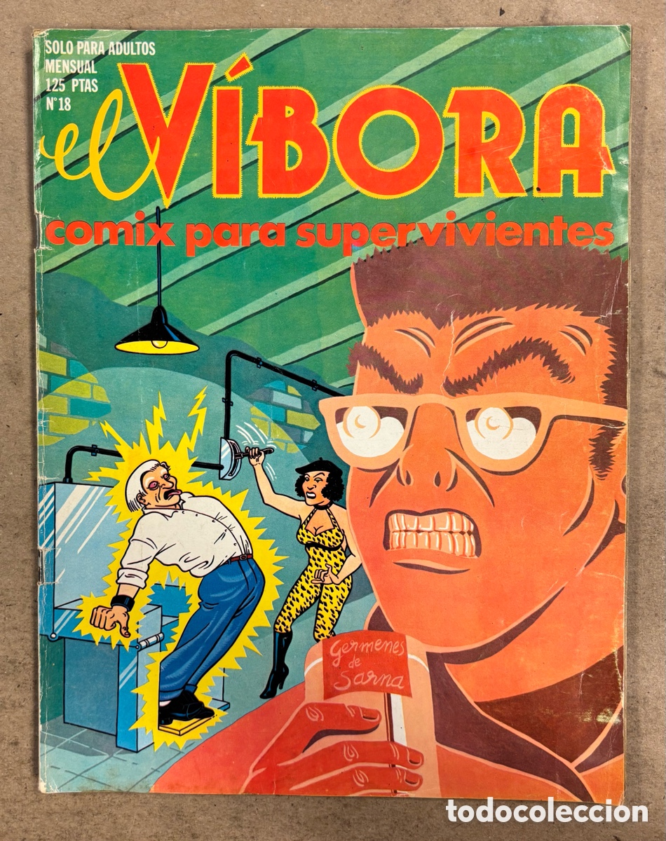 C&oacute;mics: EL V&Iacute;BORA N&deg; 18 (EDICIONES LA C&Uacute;PULA). VV.AA. VER SUMARIO EN FOTOGRAF&Iacute;AS.
