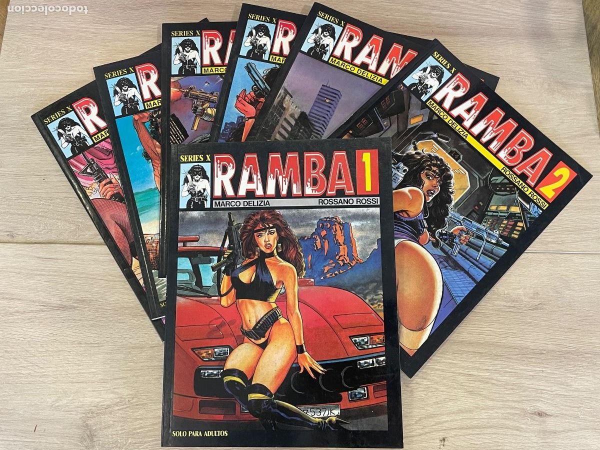 C&oacute;mics: Rambla Series X - 7 n&uacute;meros Completa - Marco Deliza / Rossano Rossi - La C&uacute;pula 1991 / 1993
