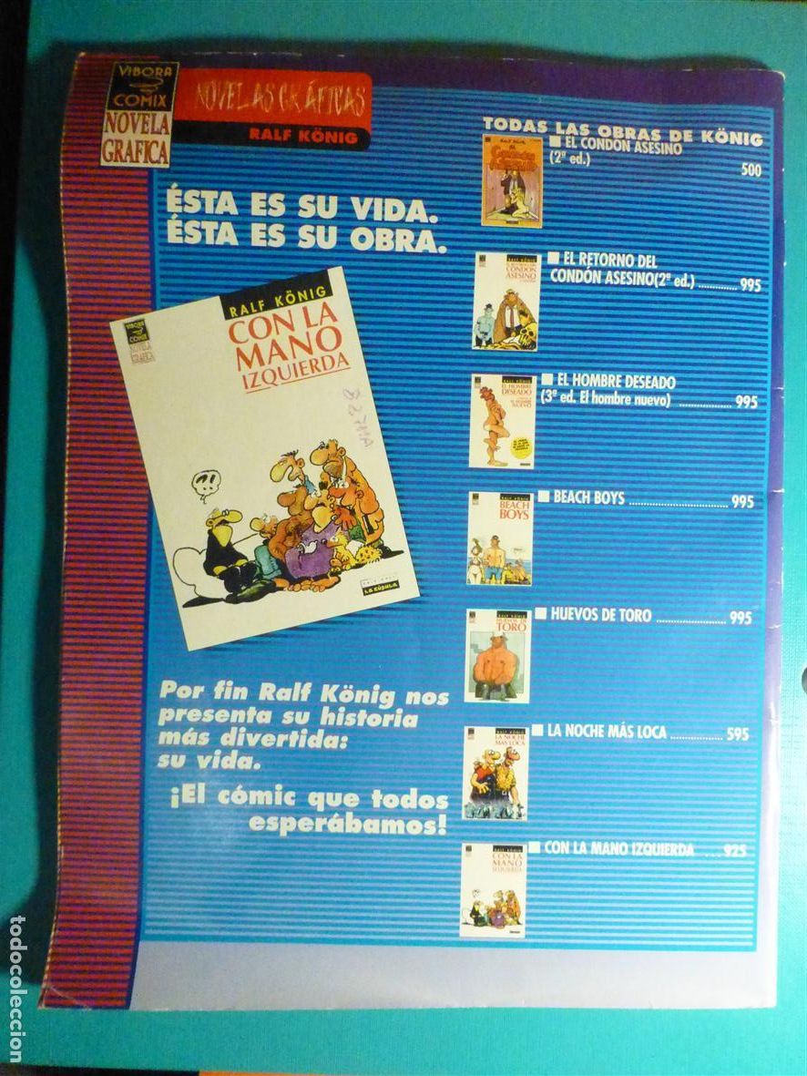 C&oacute;mics: Comic - El V&iacute;bora - N&ordm; 196 - Ediciones La C&uacute;pula - A&ntilde;o 1996 - Foto 2