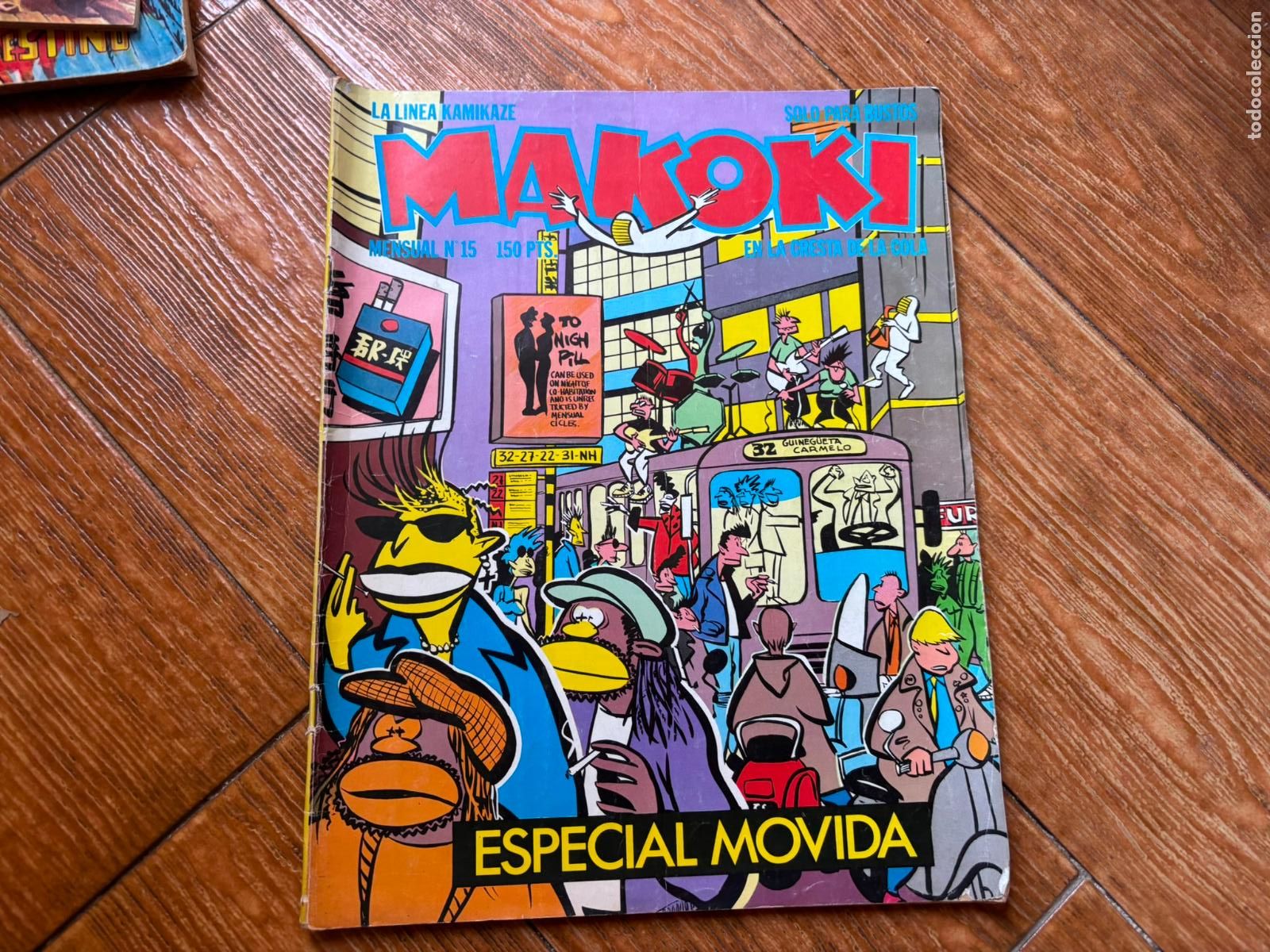 C&oacute;mics: MAKOKI N&ordm; 15 ESPECIAL MOVIDA - EDITORIAL LA CUPULA - OCTUBRE 1983