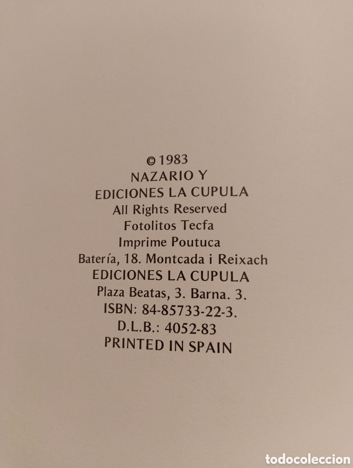 C&oacute;mics: Anarcoma. Nazario. Primera edici&oacute;n de 1983. Ediciones La C&uacute;pula. - Foto 2