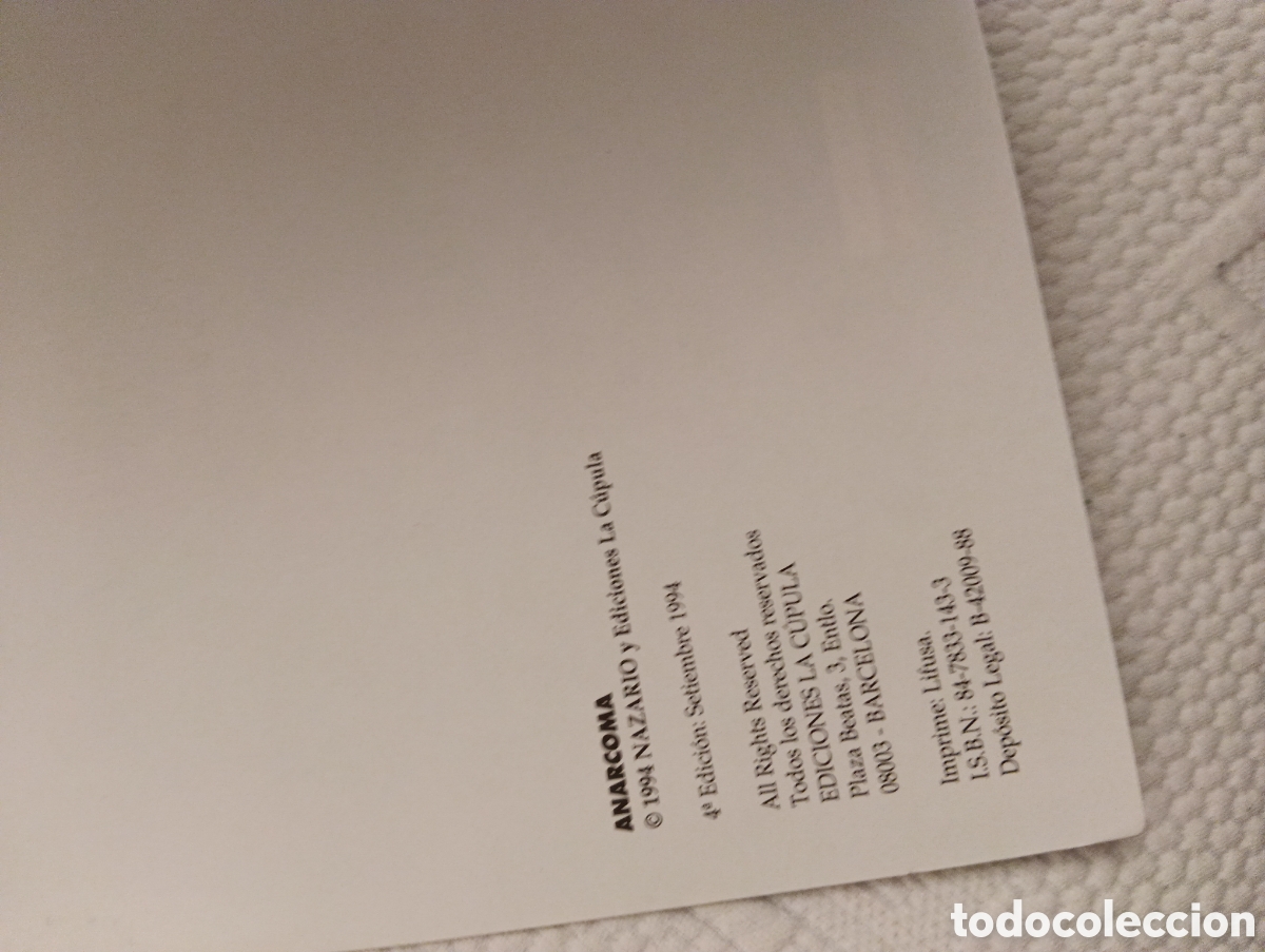 C&oacute;mics: Anarcoma completo. Nazario. Ediciones La C&uacute;pula. - Foto 7