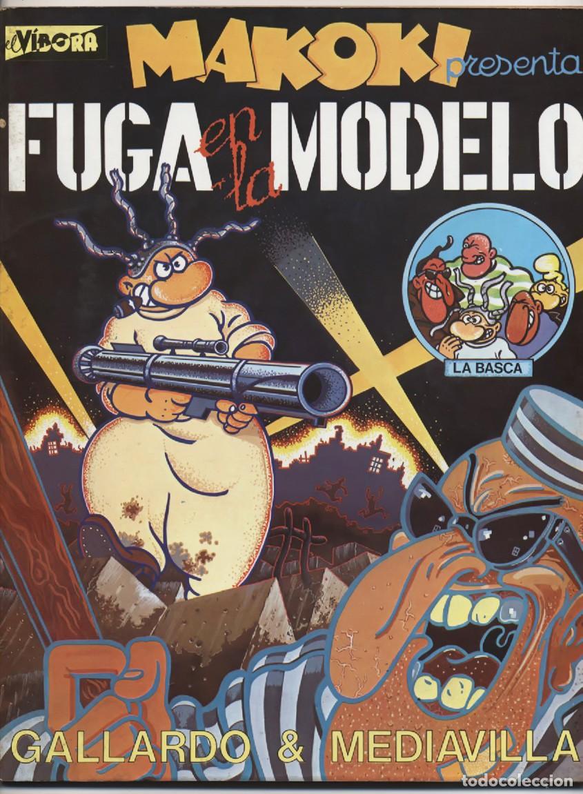 Comics: EL VIBORA PRESENTA COLECCION MAKOKI FUGA EN LA MODELO GALLARDO-MEDIAVILLA 1981 1&ordf; EDICION