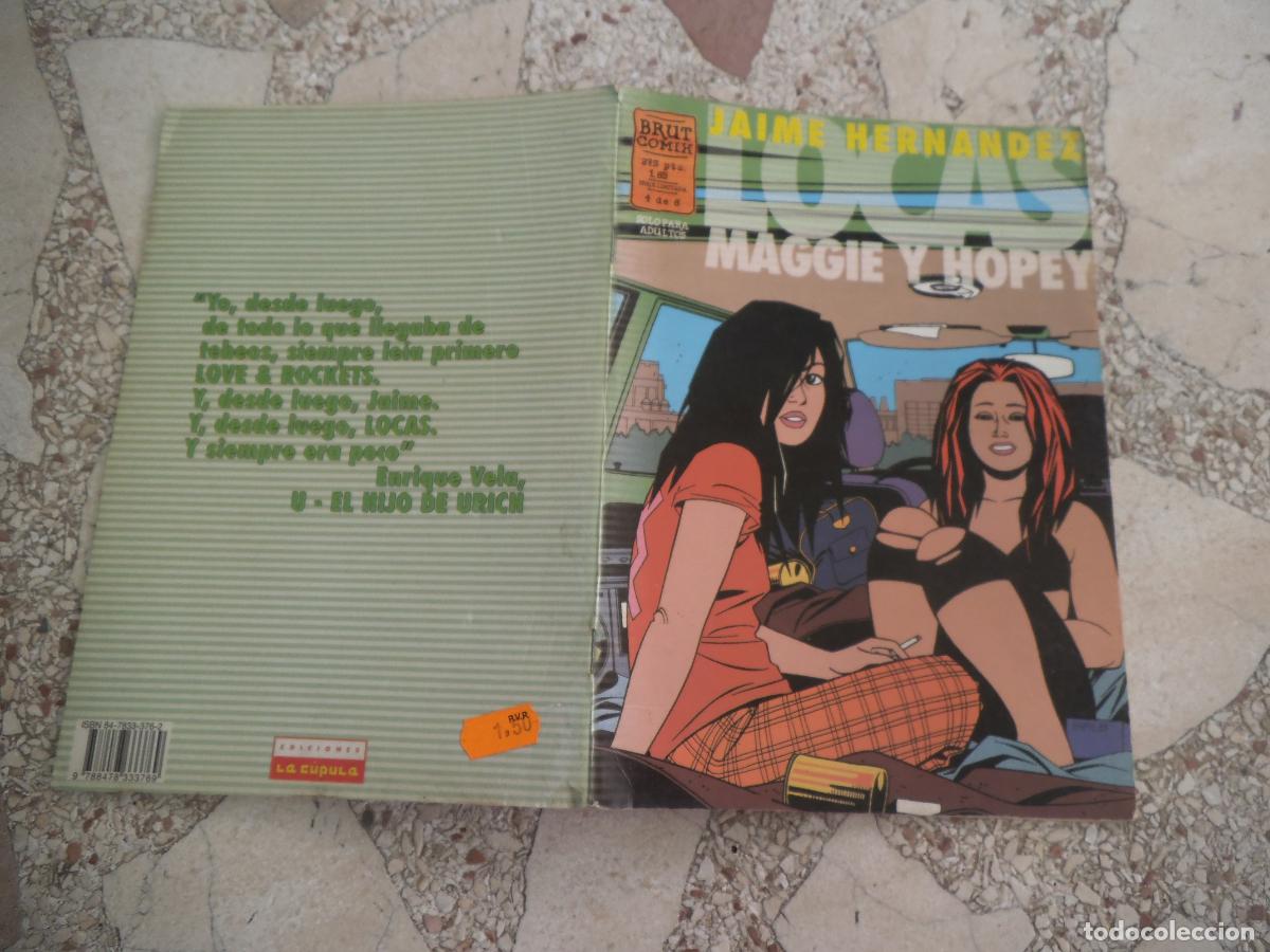 Comics: brut comix locas maggie y hopey, 4 de 6, jaime hernandez, la cupula
