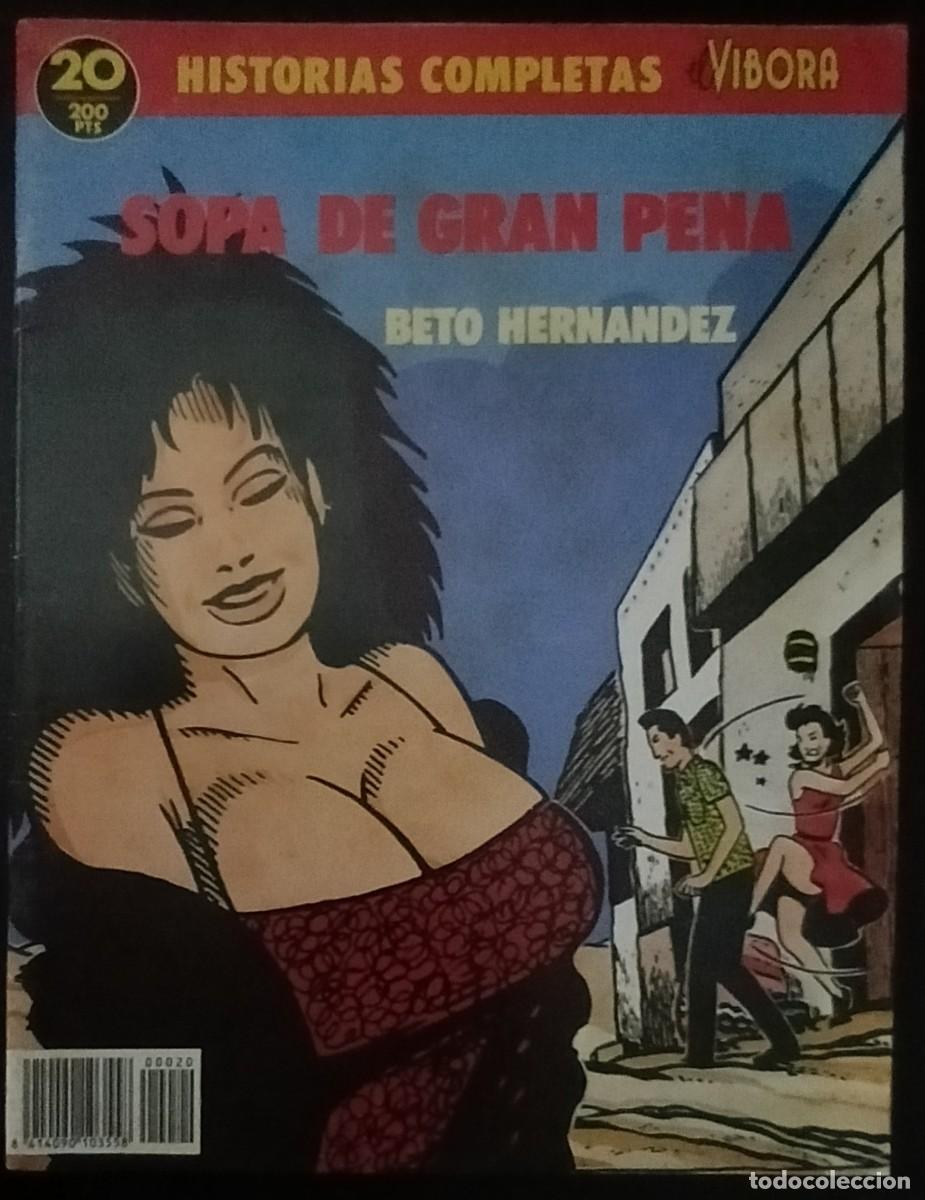 Comics: EL V&Iacute;BORA-HISTORIAS COMPLETAS- N&ordm; 20 -SOPA DE GRAN PENA-1987-BETO HERN&Aacute;NDEZ-BUENO-DIF&Iacute;CIL-LEA-1599