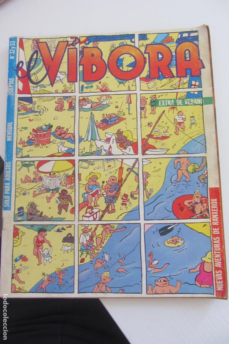 Comics: EL VIBORA n&ordm; 32 y 33 / MARISCAL , CEESEPE , MAX , SHELTON , GALLARDO , LIBERATORE . LA C&Uacute;PULA ARX100