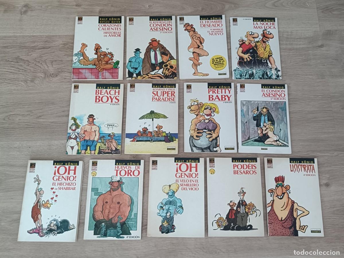 C&oacute;mics: RALF K&Ouml;NIG Lote x 13 Comics, Novela Gr&aacute;fica, La C&uacute;pula, Lisistrata, Konrad y Paul, El Cond&oacute;n Asesino