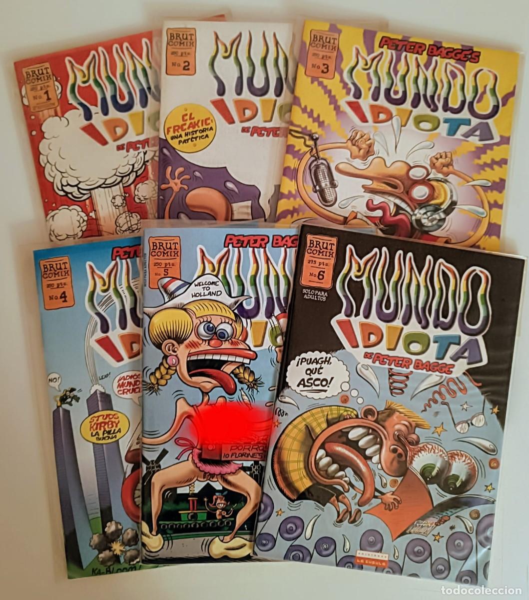 C&oacute;mics: Lote Mundo Idiota #1 al #6 - Peter Bagge - Brut Comix MINT