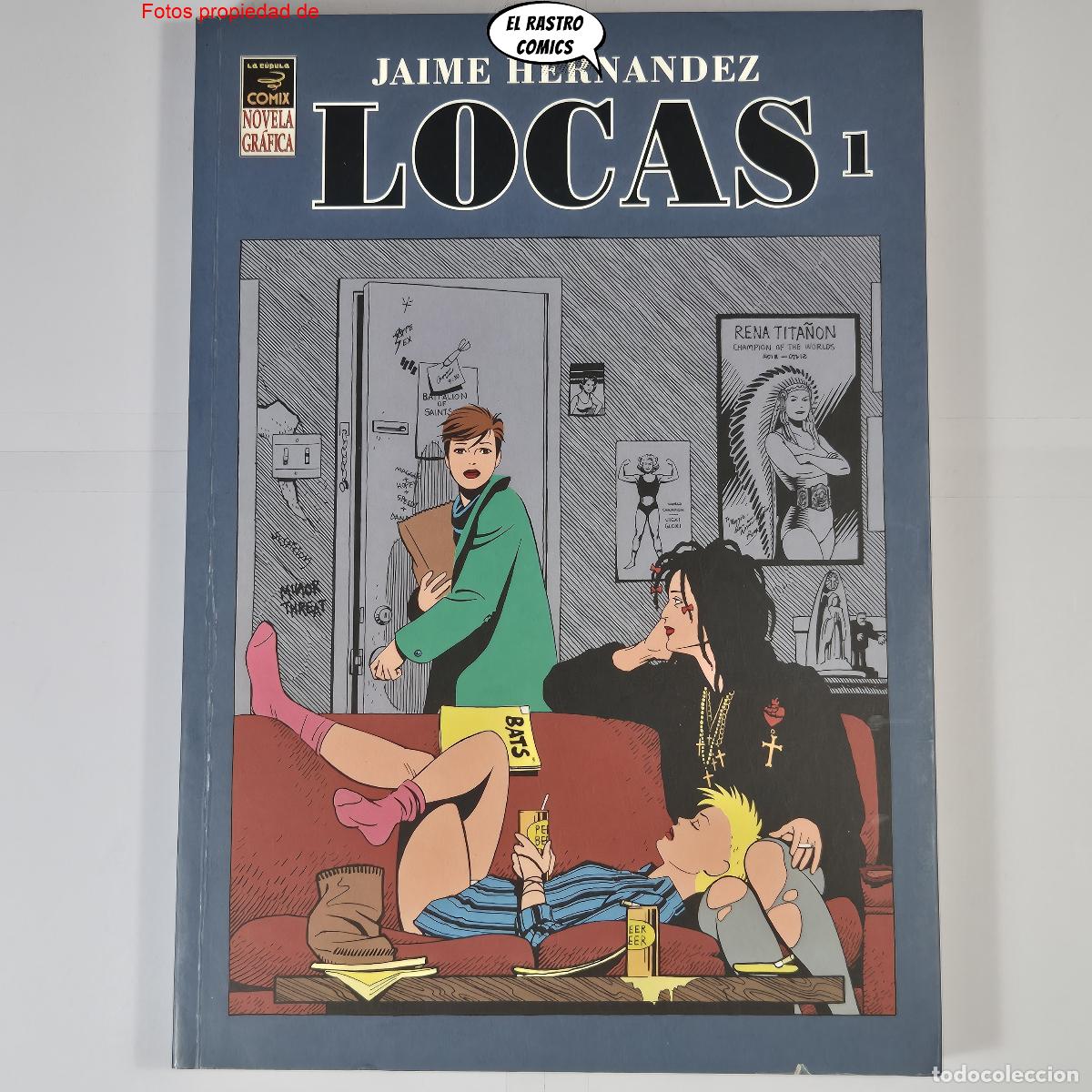C&oacute;mics: Locas tomo n&ordm; 1, Jaime Hernandez, ed La C&uacute;pula 1&ordf; edici&oacute;n 2006
