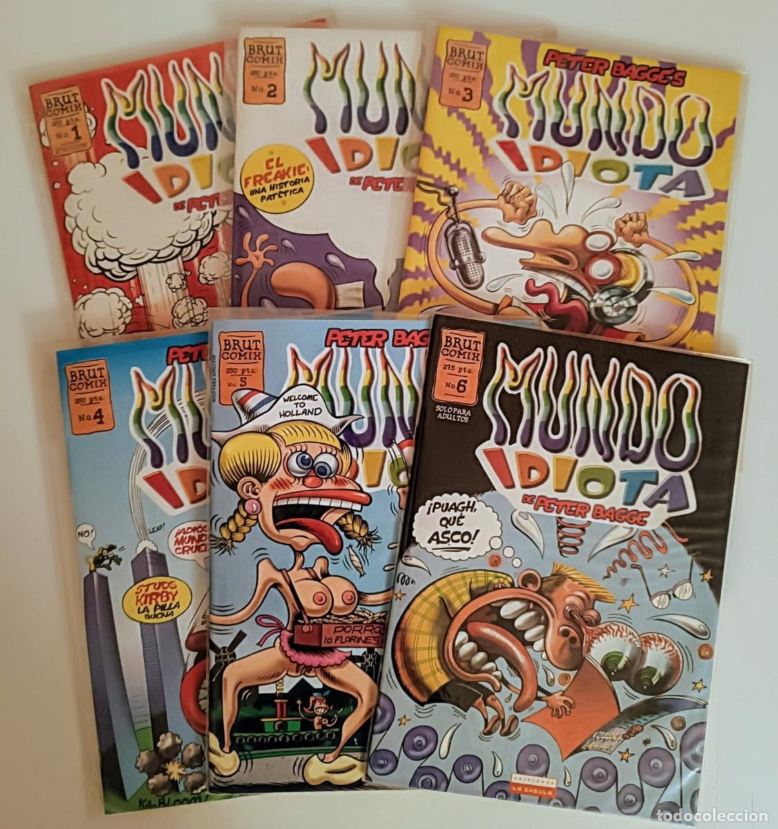 Comics: Lote Mundo Idiota #1 al #6 - Peter Bagge - Brut Comix MINT