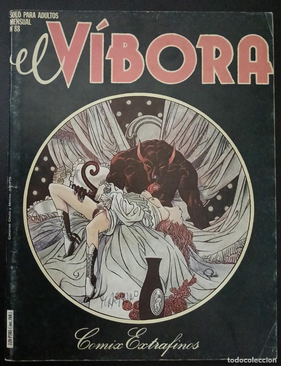 C&oacute;mics: EL V&Iacute;BORA-LA C&Uacute;PULA- N&ordm; 88 -NAZARIO-CRUMB-JUANITO MEDIAVILLA-PONS-1987-CASI BUENO-DIF&Iacute;CIL-LEA-1611