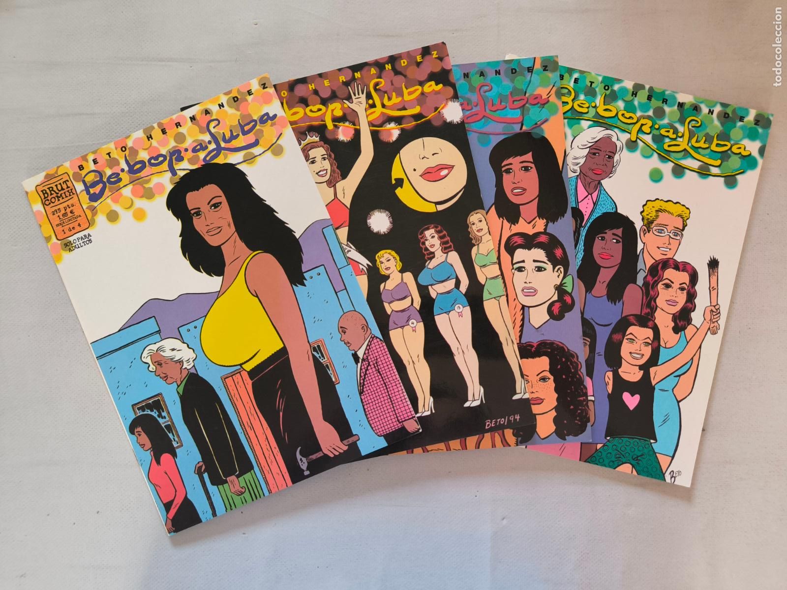 C&oacute;mics: BE BOP A LUBA COMPLETA - N&ordm; 1 A 4 - BETO HERNANDEZ - LA CUPULA (9&Ntilde;w)