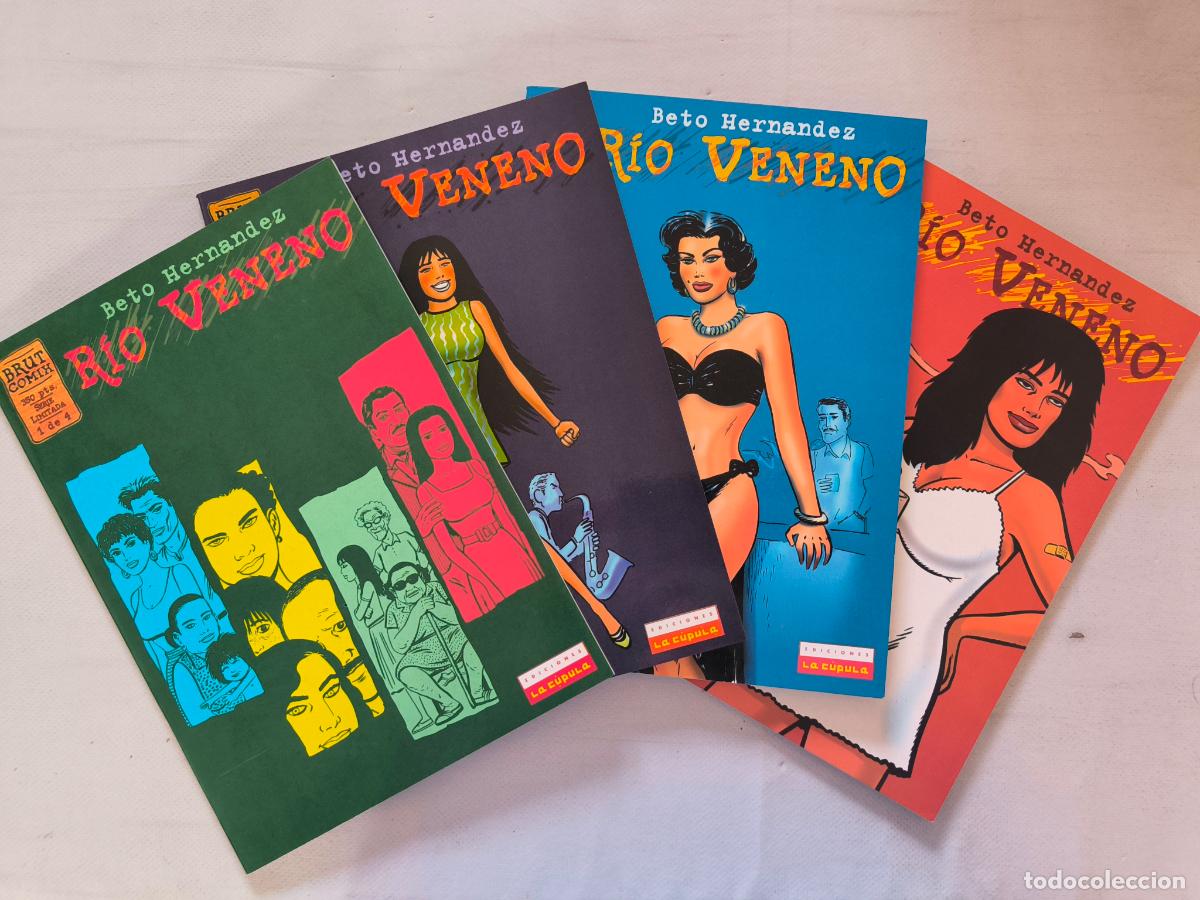 Comics : RIO VENENO COMPLETA - SERIE LIMITADA N&ordm; 1 A 4 - BETO HERNANDEZ - LA CUPULA (EX)