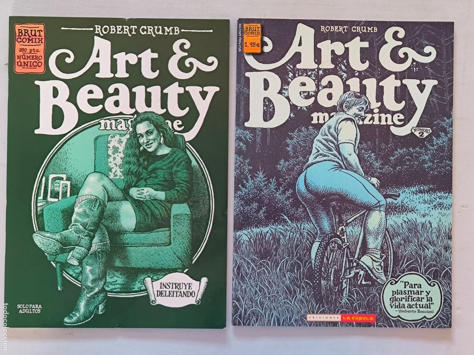 Comics : ART & BEAUTY COMPLETA - N&ordm; 1 Y 2 - ROBERT CRUMB - LA CUPULA (EX)