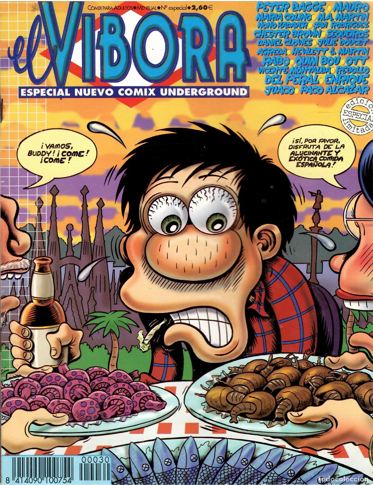 C&oacute;mics: Comic El Vibora. Comix para adultos: Especial nuevo comix underground; Ediciones La Cupula