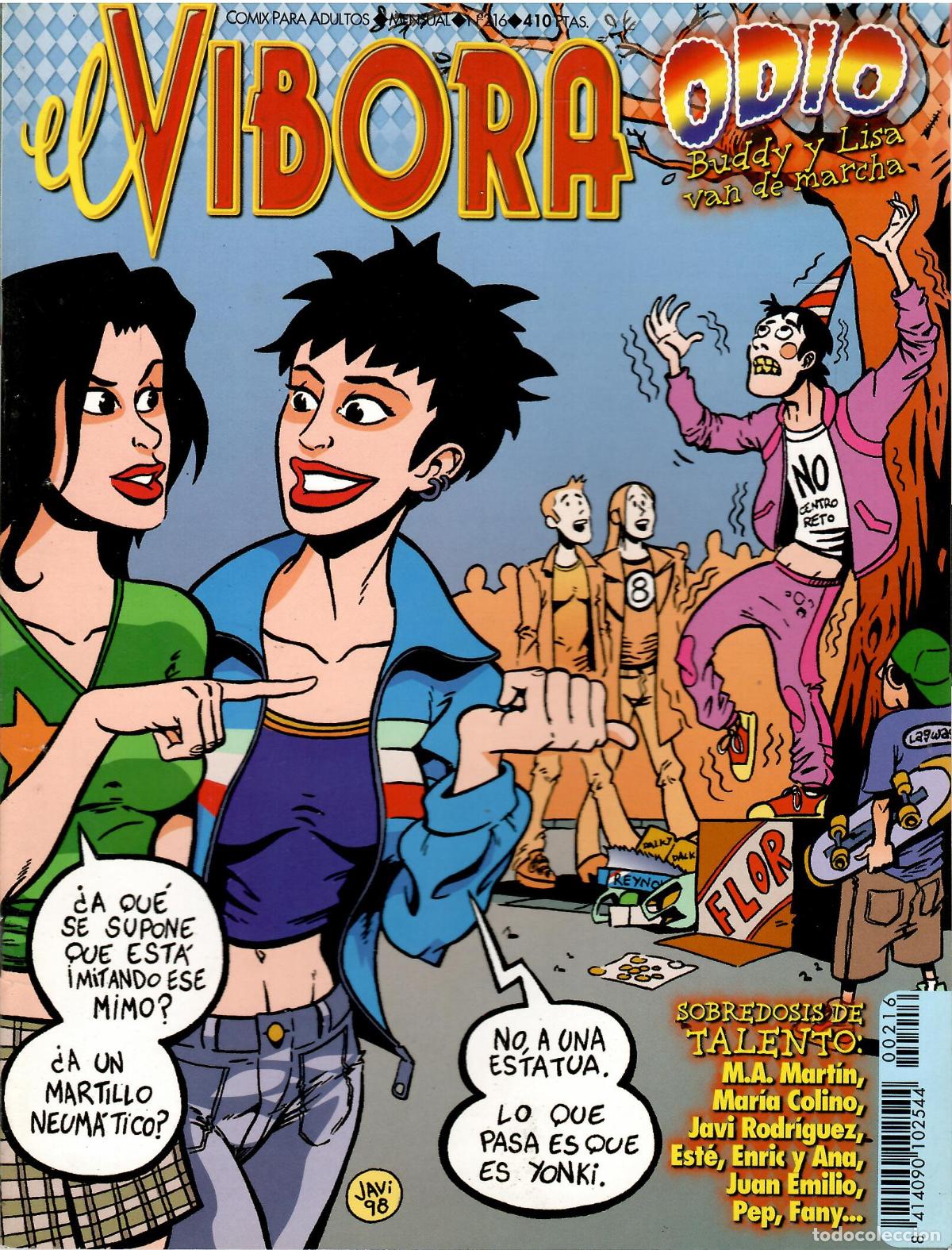 C&oacute;mics: Comic El Vibora. Comix para adultos, n&ordm; 216; Ediciones La Cupula
