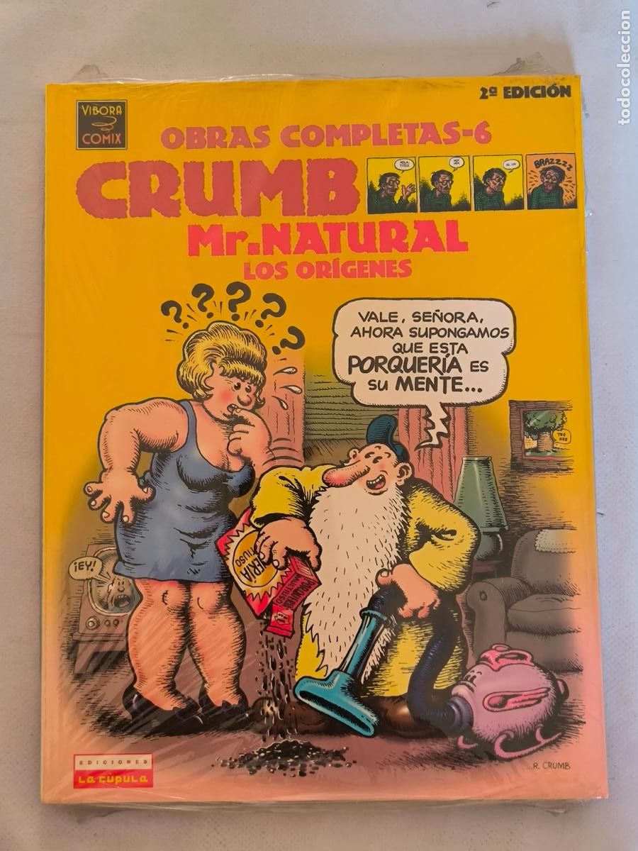 C&oacute;mics: MR NATURAL: LOS ORIGENES - OBRAS COMPLETAS N&ordm; 6 - ROBERT CRUMB - LA CUPULA - NUEVO, PRECINTADO (DY)