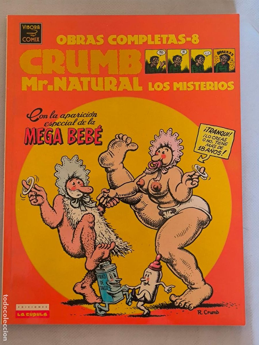 C&oacute;mics: MR NATURAL: LOS MISTERIOS - OBRAS COMPLETAS N&ordm; 8 - ROBERT CRUMB - LA CUPULA (DY)
