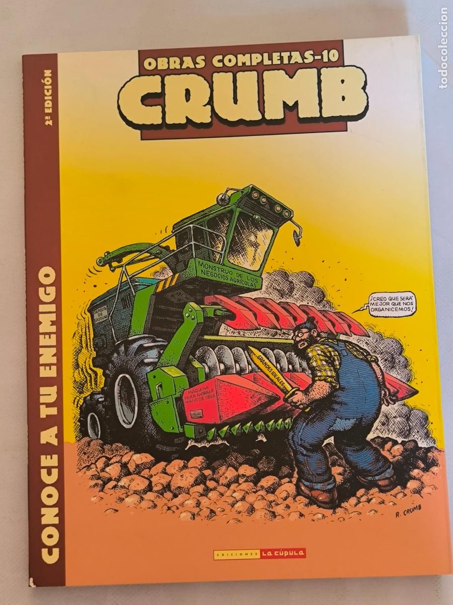 C&oacute;mics: CONOCE A TU ENEMIGO - OBRAS COMPLETAS N&ordm; 9 - ROBERT CRUMB - LA CUPULA (G3)