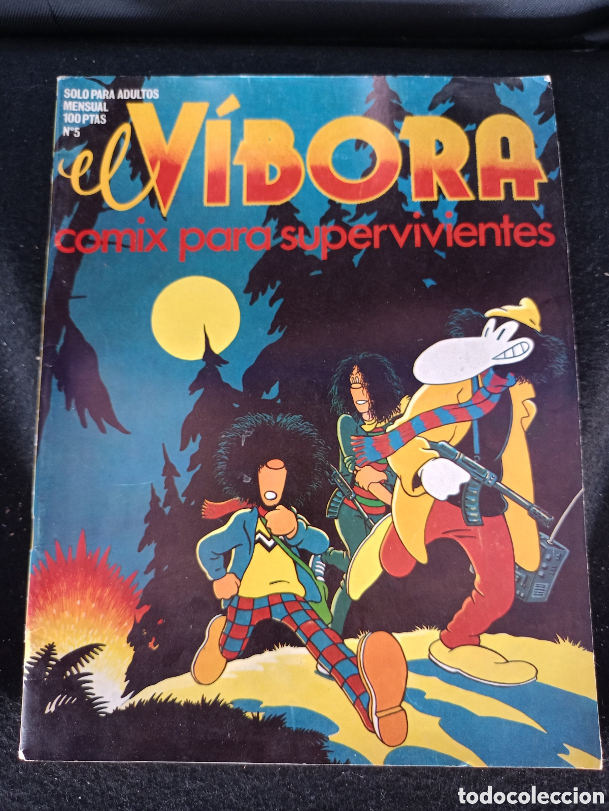 C&oacute;mics: El V&iacute;bora c&oacute;mic underground n&uacute;mero 5 portada Gustavo Max