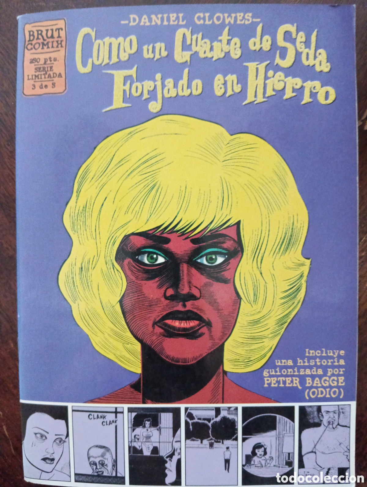 C&oacute;mics: COMO UN GUANTE DE SEDA FORJADO EN HIERRO - DANIEL CLOWES - N&ordm; 3 DE 5 - BRUT COMIX - LA CUPULA