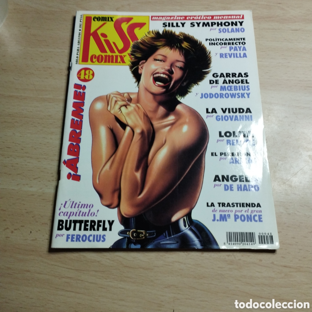 C&oacute;mics: Comix Kiss. n⁰48 &Aacute;breme. Magazine er&oacute;tico mensual. 1995. La C&uacute;pula