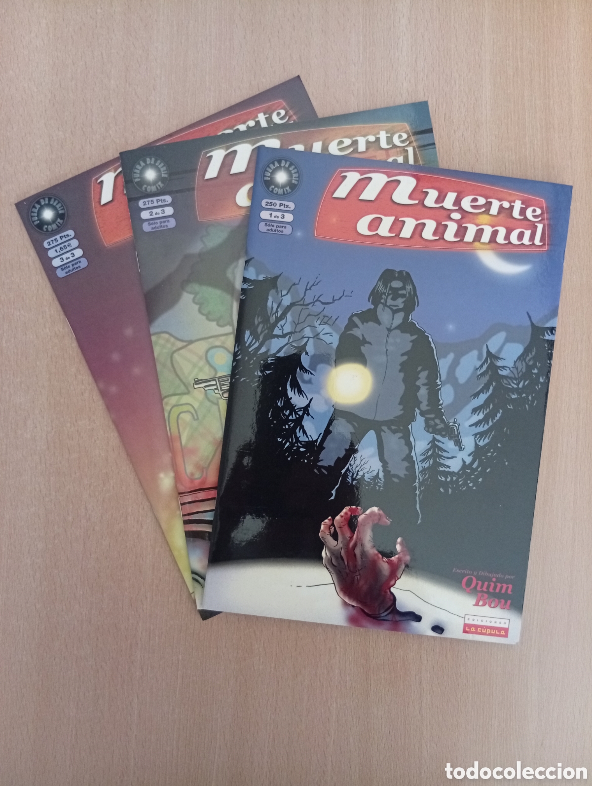 C&oacute;mics: MUERTE ANIMAL/COMPLETA. Quim Bou - Foto 1