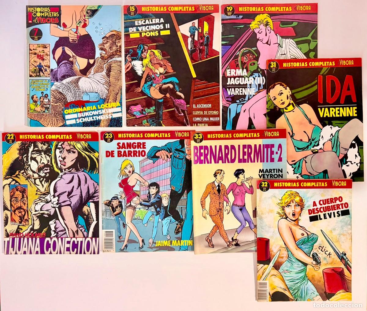 C&oacute;mics: HISTORIAS COMPLETAS EL VIBORA - LOTE DE 8 NUMEROS - NOS. 7 - 15 - 19 - 22 -23 - 31 - 32 - 33