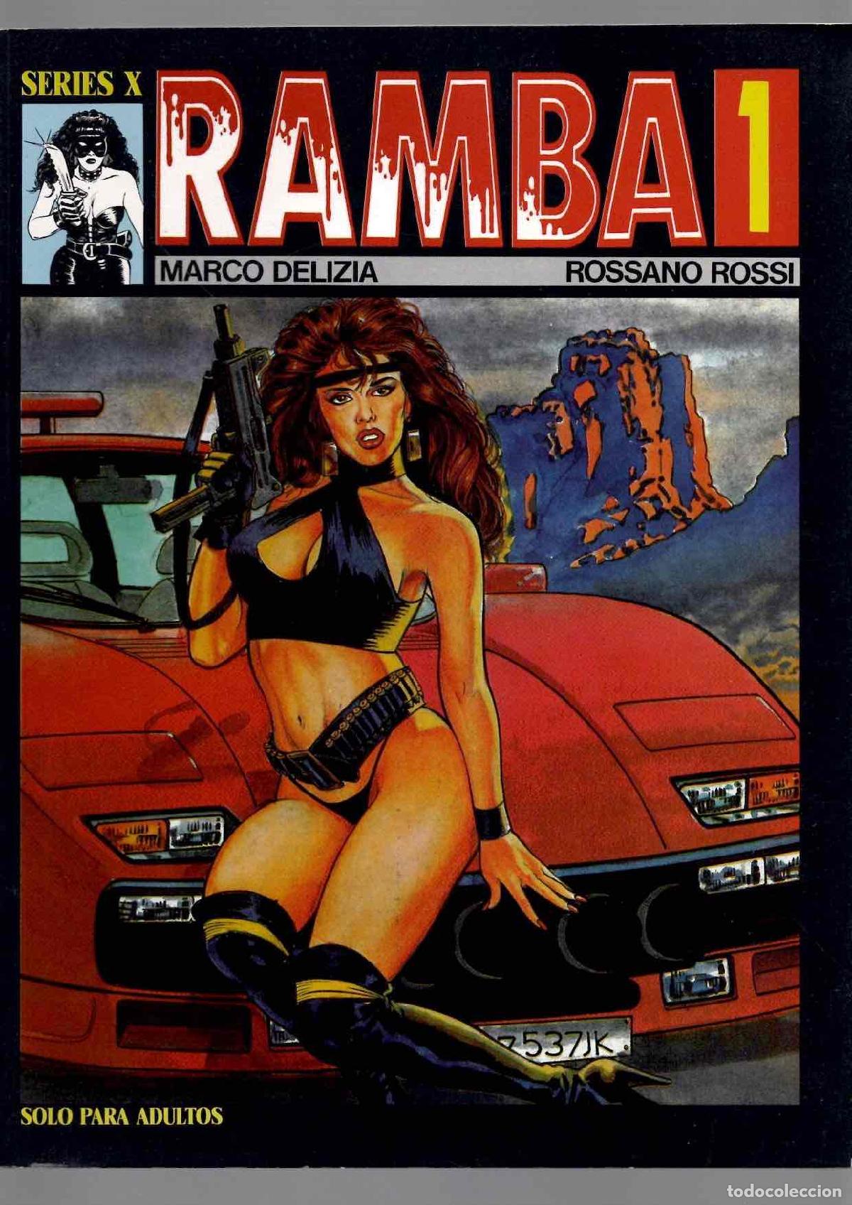 C&oacute;mics: RAMBA 1. MARCO DELIZIA, ROSSANO ROSSI. SERIES X. LA CUPULA 1991. EROTICA