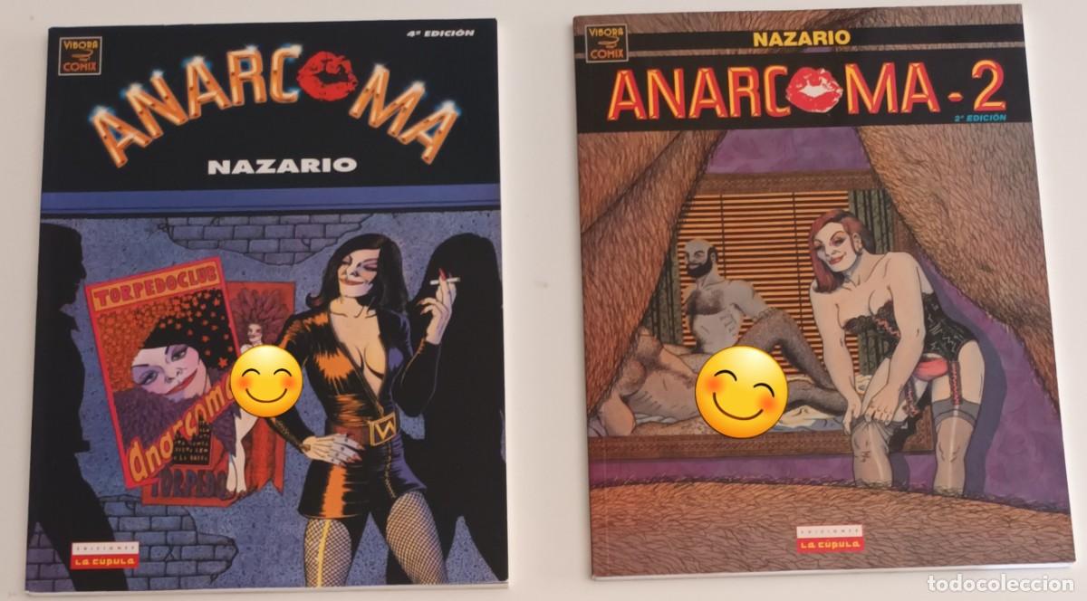 C&oacute;mics: Anarcoma 1 y 2, de Nazario. Buen estado