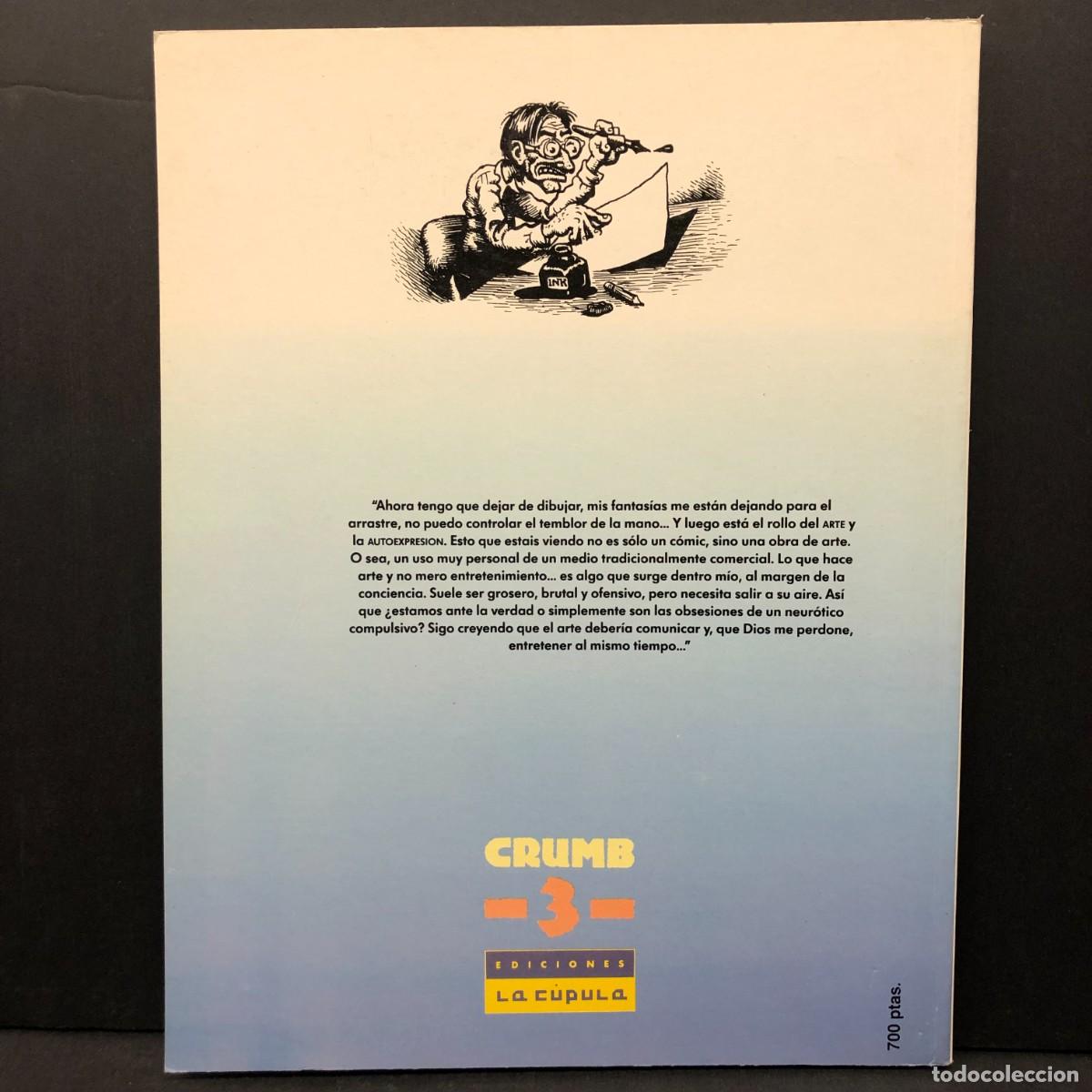 C&oacute;mics: OBRAS COMPLETAS 3 - CRUMB - VIBORA COMIX - EDICIONES LA C&Uacute;PULA - 1990 / 2688 - Foto 2