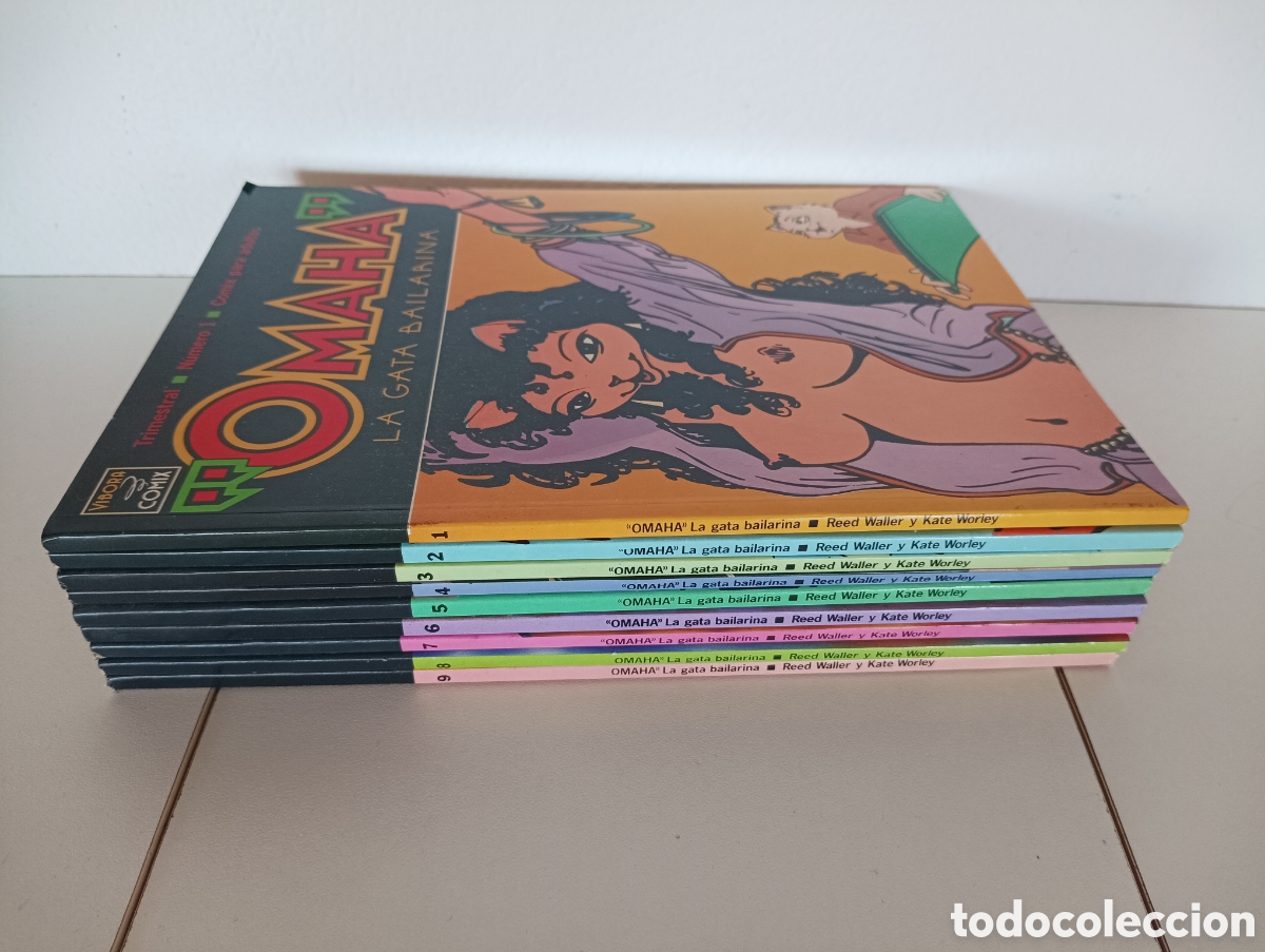 C&oacute;mics: Colecci&oacute;n 9 ejemplares OMAHA, la gata bailarina. V&iacute;bora COMIX. Ediciones La c&uacute;pula. - Foto 4