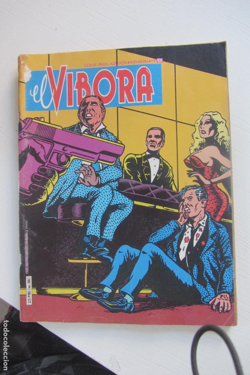 C&oacute;mics: EL V&Iacute;BORA COMIX N&deg; 101 (EDICIONES LA C&Uacute;PULA 1988). PONS, LAURA, ONLIY&Uacute;, MEDIAVILLA, MAX, BURNSarx370
