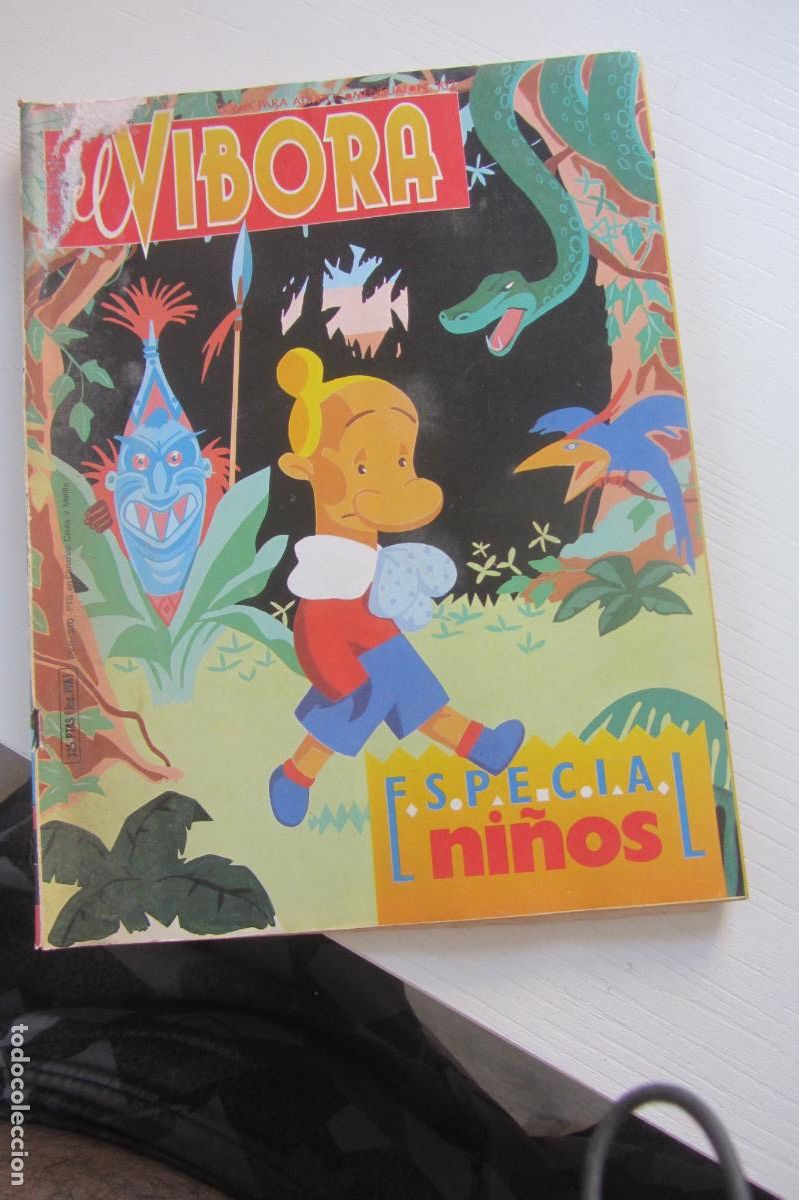 C&oacute;mics: EL V&Iacute;BORA COMIX N&deg; 102 (EDICIONES LA C&Uacute;PULA 1988). PONS, LAURA, ONLIY&Uacute;, MEDIAVILLA, MAX, BURNSarx370