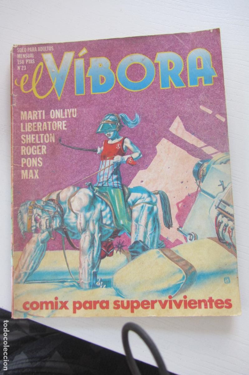 C&oacute;mics: REVISTA EL V&Iacute;BORA n&ordm; 23 SOLO PARA ADULTOS LA C&Uacute;PULA arx372