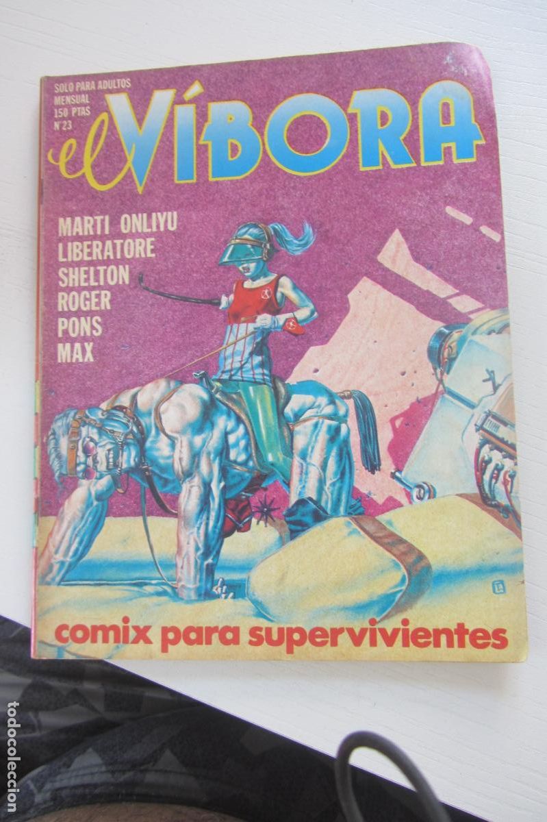 C&oacute;mics: REVISTA EL V&Iacute;BORA n&ordm; 23 SOLO PARA ADULTOS LA C&Uacute;PULA arx372