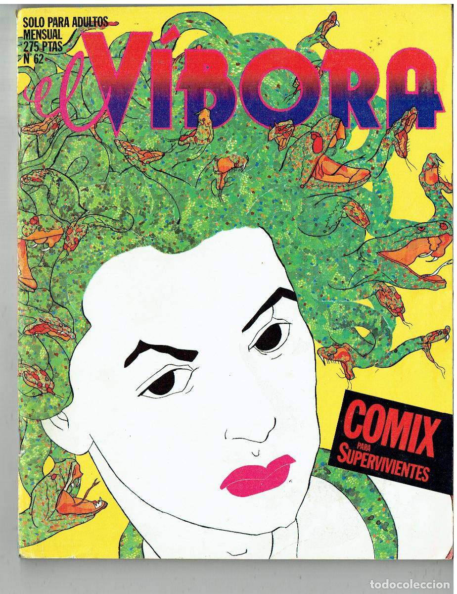 C&oacute;mics: EL VIBORA. N&ordm; 62. COMIX PARA SUPERVIVIENTES. 1984. (B/A48. RUM)