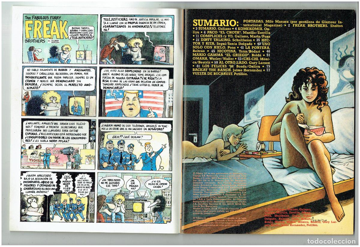 C&oacute;mics: EL VIBORA. N&ordm; 133. MANARA. LA C&Uacute;PULA.(B/A48. RUM)