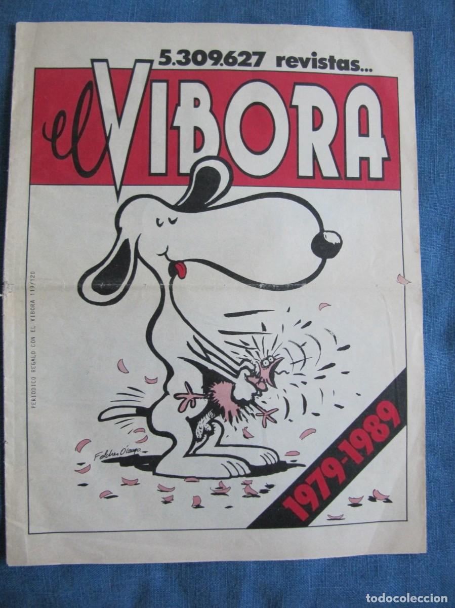 Comics : EL VIBORA &ndash; PERIODICO 10&ordm; ANIVERSARIO 1979-1989