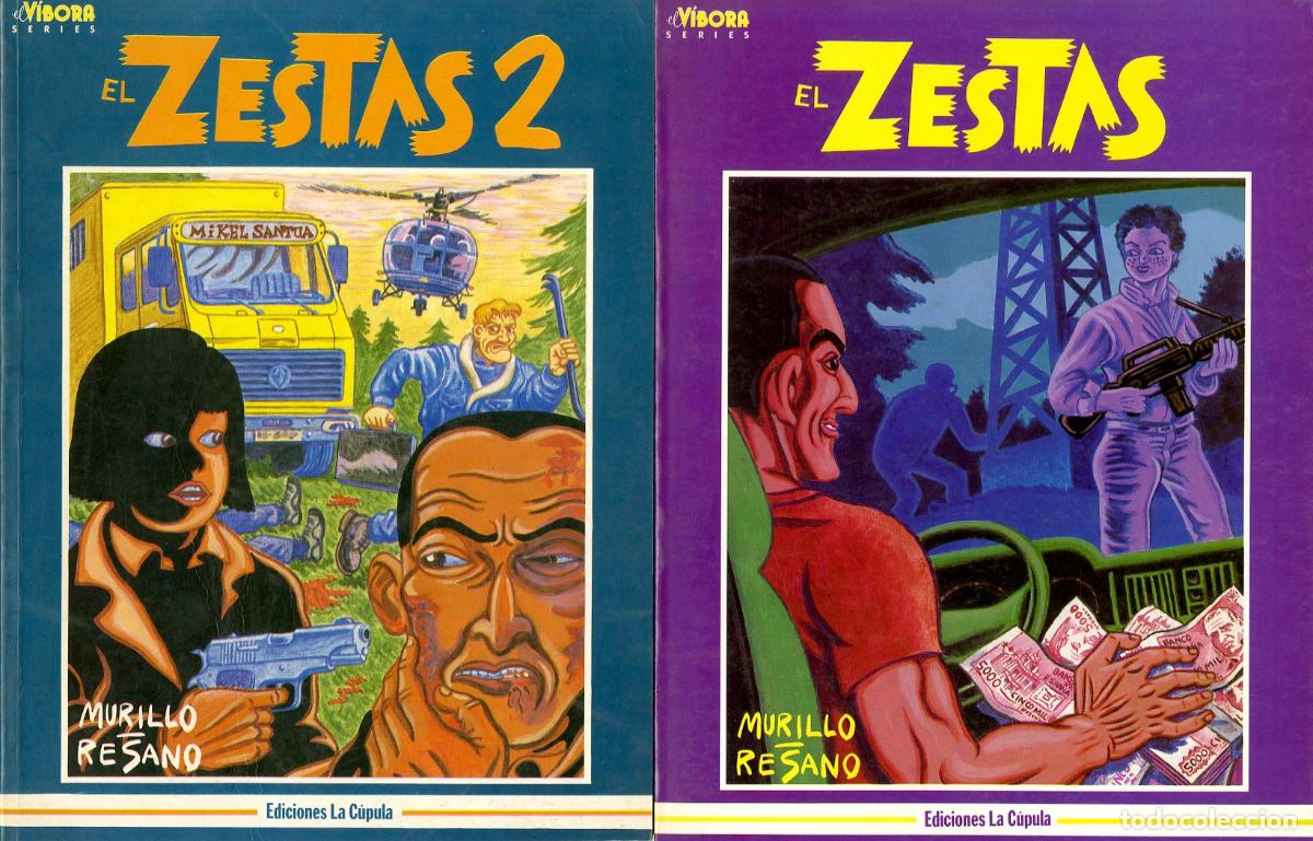 Comics: El Zestas / El V&iacute;bora - Completa 2 num. (La C&uacute;pula, 1988) - Murillo / Resano