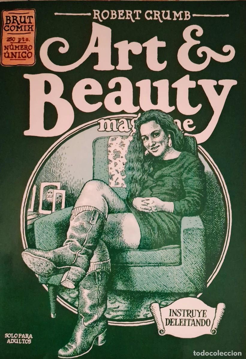 C&oacute;mics: ART & BEAUTY (N&Uacute;MERO &Uacute;NICO) - ROBERT CRUMB - BRUT COMIX LA C&Uacute;PULA (1997)