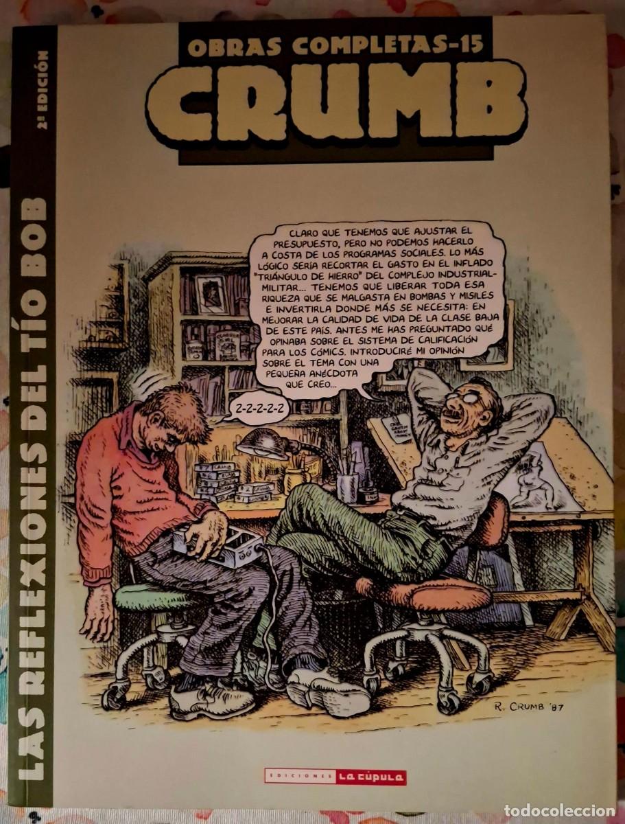 C&oacute;mics: LOTE 2 C&Oacute;MICS OBRAS COMPLETAS ROBERT CRUMB (VOL. 10 Y 15) - EDICIONES LA C&Uacute;PULA - Foto 3