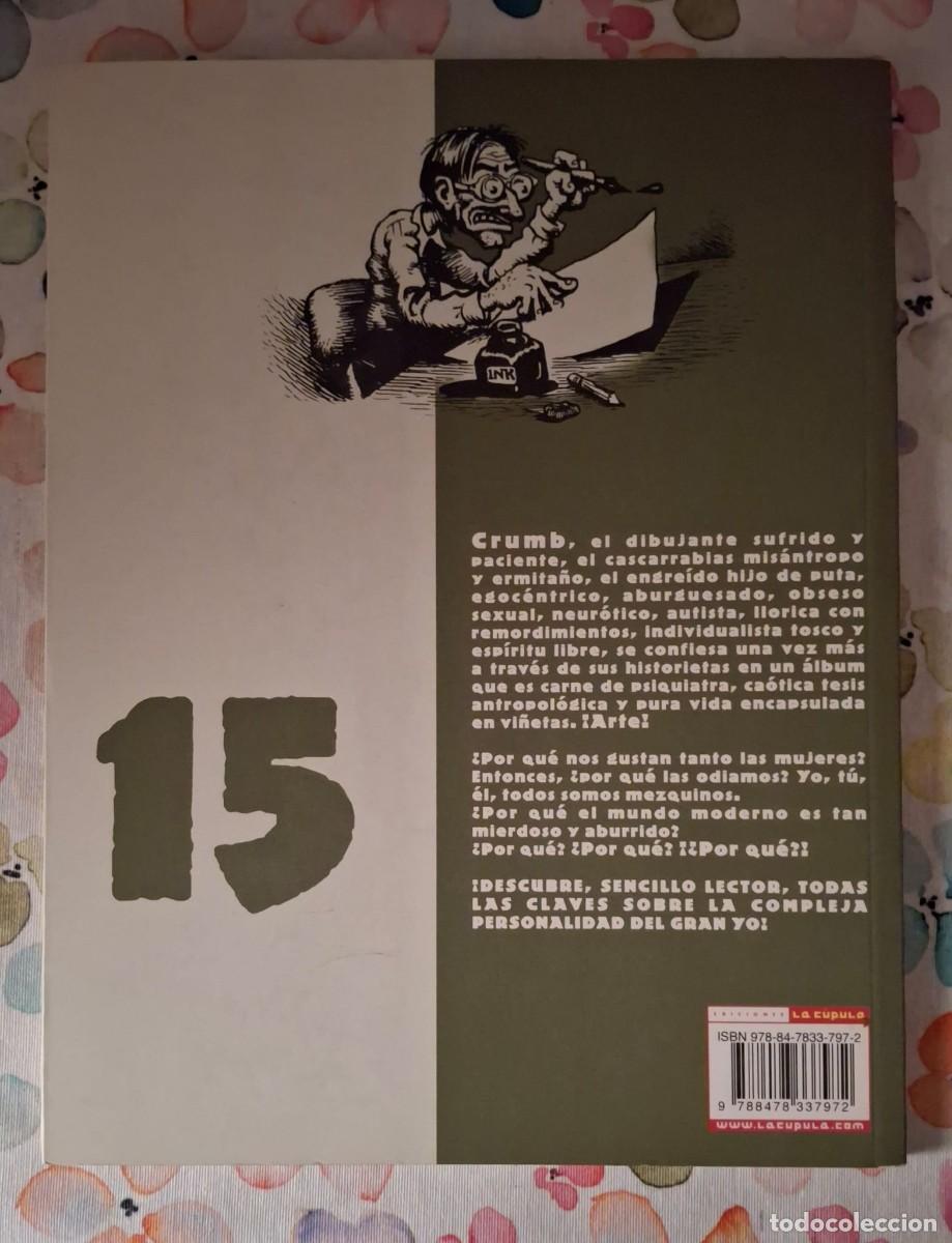 C&oacute;mics: LOTE 2 C&Oacute;MICS OBRAS COMPLETAS ROBERT CRUMB (VOL. 10 Y 15) - EDICIONES LA C&Uacute;PULA - Foto 4