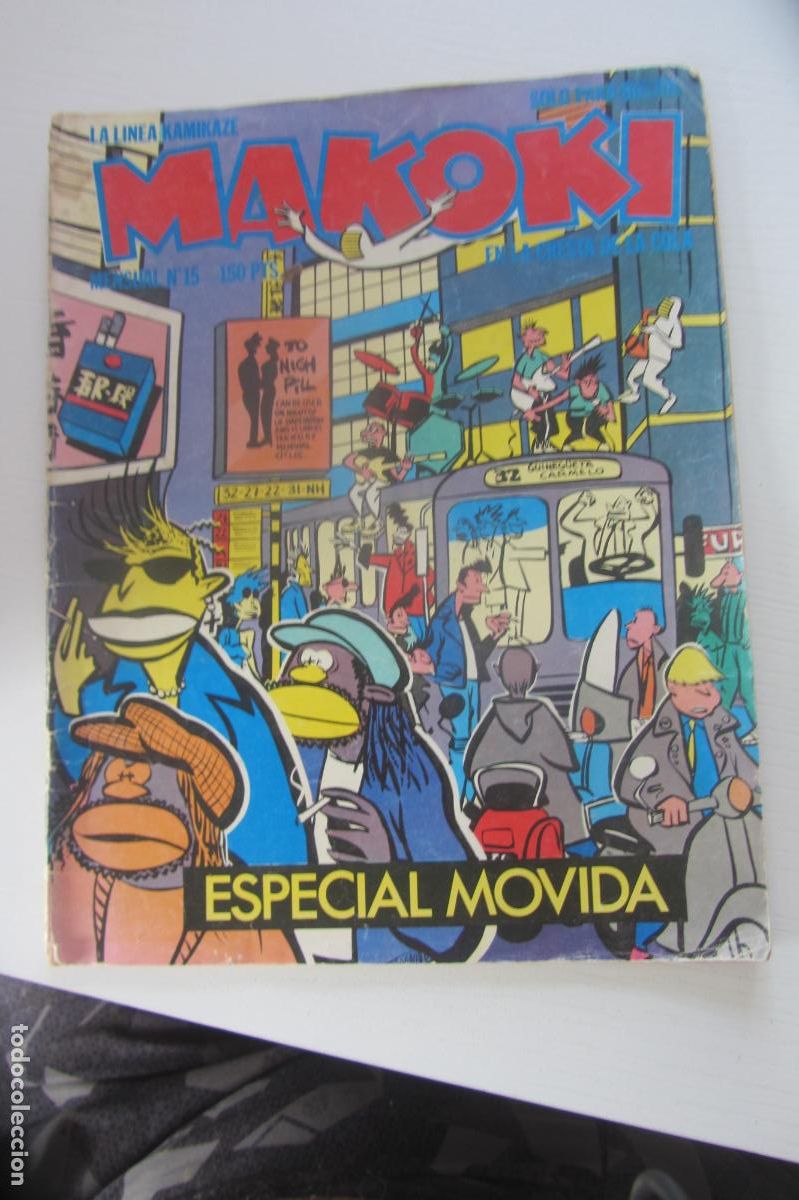 C&oacute;mics: Makoki 15.Especial Movida.Ediciones la Cupula arx241