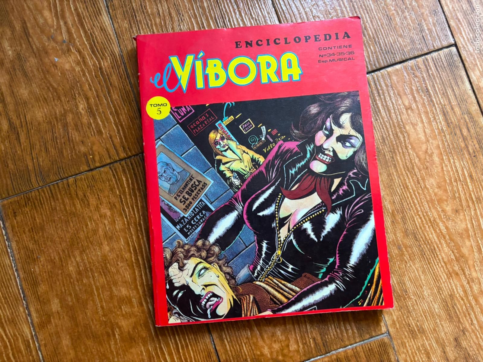 C&oacute;mics: ENCICLOPEDIA EL VIBORA TOMO 5 N&ordm; 34 35 36 ESPECIAL MUSICAL EDICIONES LA CUPULA
